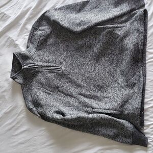 Men's Heathered Zip-Up Sweater